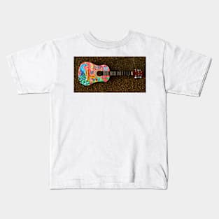 Painted Guitar T-Shirt Kids T-Shirt